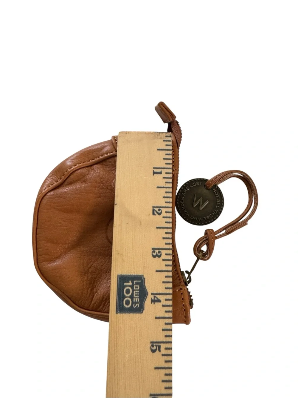 Wanderers Pozzuoli backpack + mini coin pouch tan leather excellent #NE252